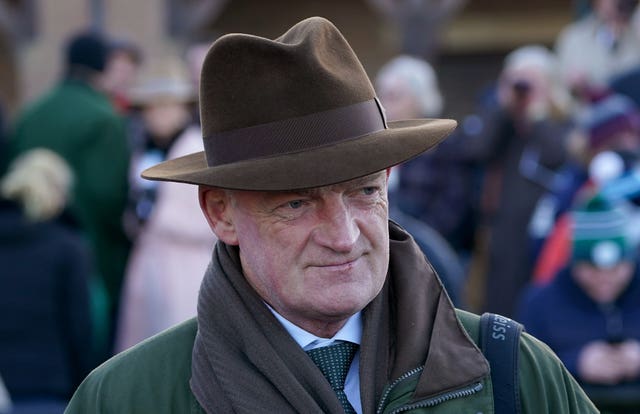 Willie Mullins at Punchestown on Sunday 
