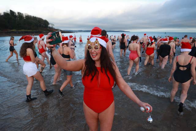 Christmas Eve swim – Helen’s Bay