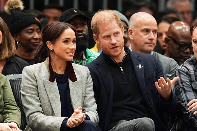 Harry and Meghan at the Invictus Games 