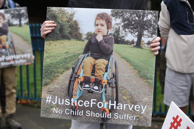 Harvey Morrison protest