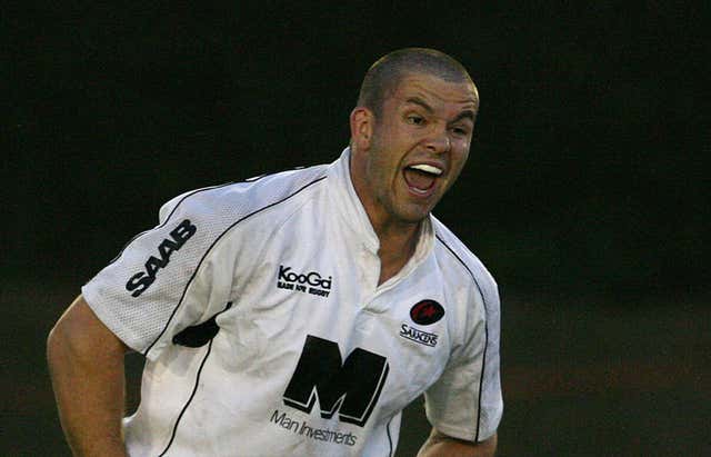Former Great Britain rugby league captain Andy Farrell makes his much delayed rugby union debut for Saracens