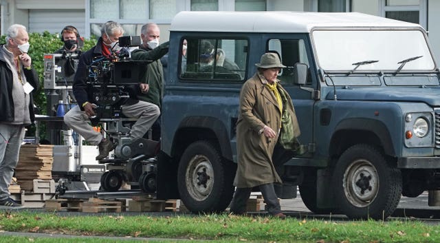 Vera filming in Tynemouth