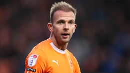 Jordan Rhodes wrapped up the three points for Blackpool against Bristol Rovers (Tim Markland/PA)