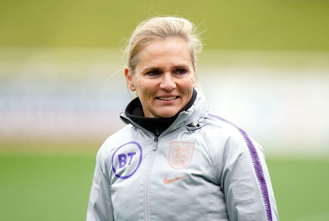 Sarina Wiegman has been in charge of England since last September (Tim Goode/PA).