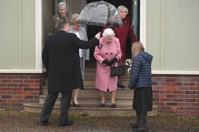 Queen attends WI meeting