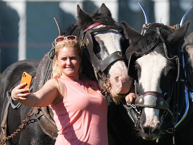 Emma Nott from Macroom at the Ploughing Championships at Ratheniska, Co Laois