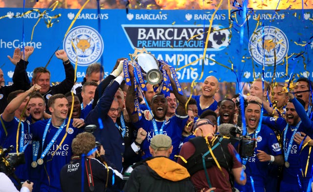 Leicester were crowned Premier League champions against the odds in 2016
