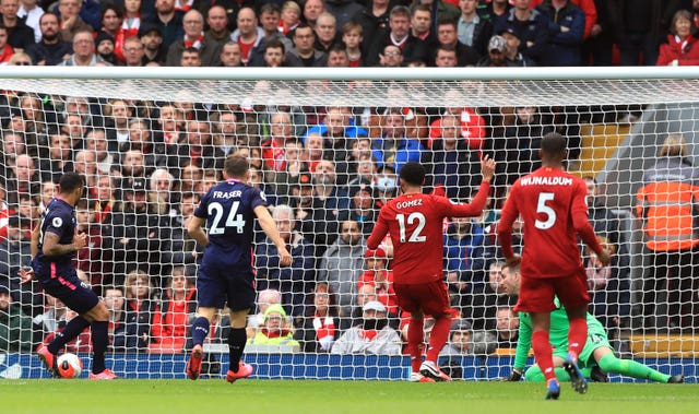 Callum Wilson opened the scoring to make life difficult for Liverpool