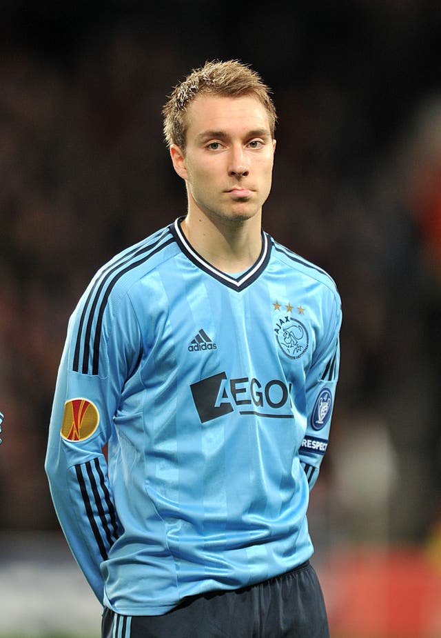 Christian Eriksen in his Ajax playing days