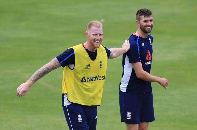 Mark Wood, right, and Ben Stokes are set to bowl at Bairstow in the nets this week (Nigel French/PA)