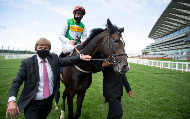 William Muir with Pyledriver after his Royal Ascot triumph 