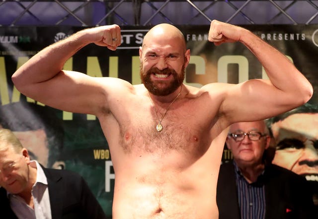 Carl Frampton and Tyson Fury Weigh-In – Europa Hotel