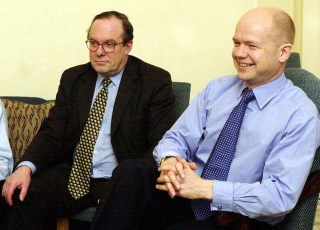 Michael Ancram with William Hague 