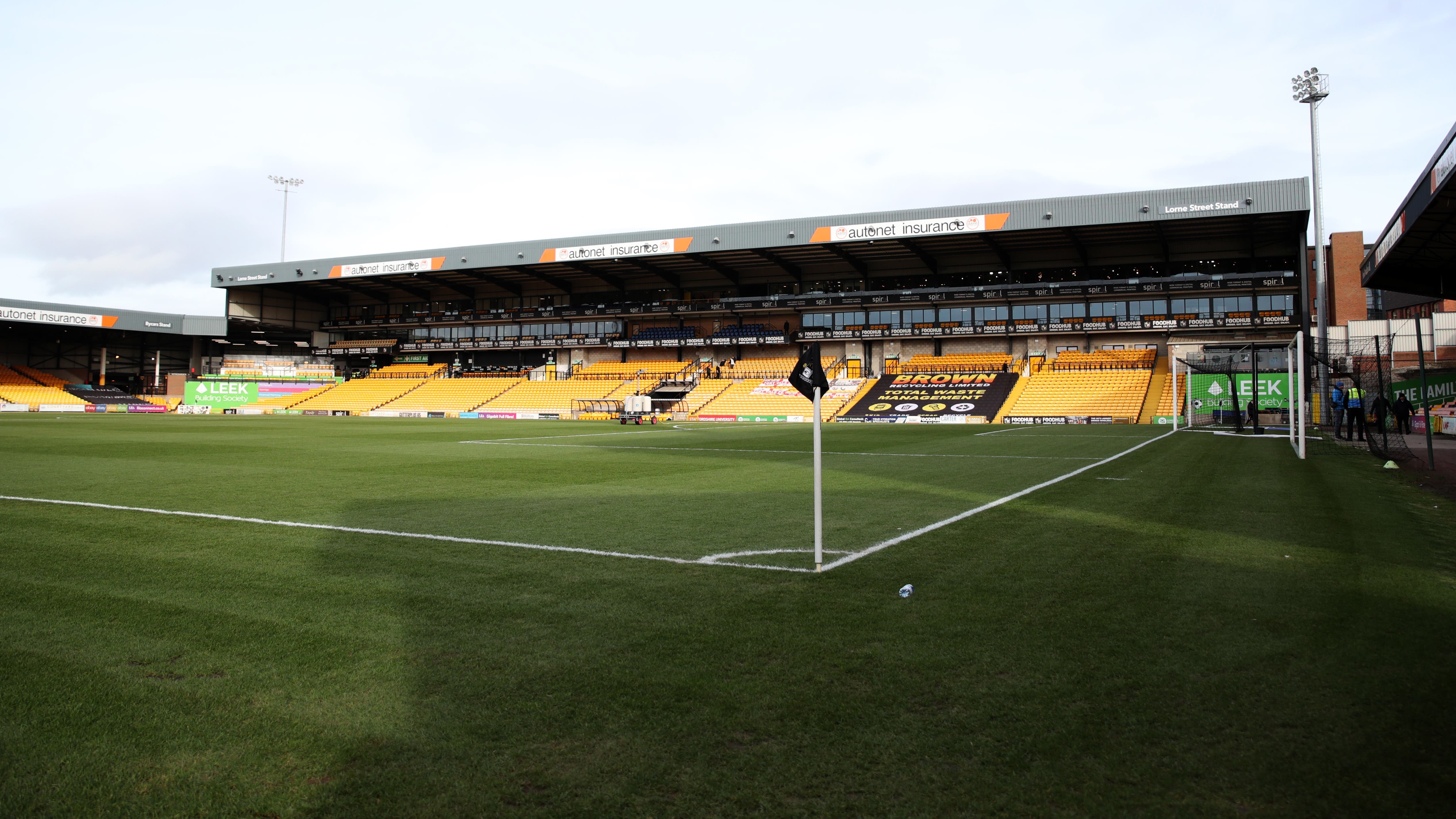 Port Vale hosted Tranmere (Jess Hornby/PA)