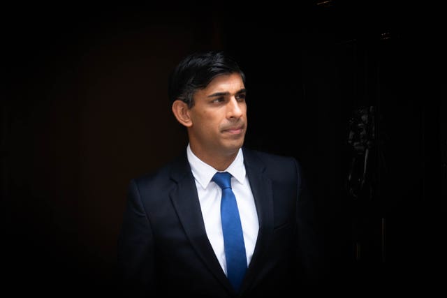 Prime Minister Rishi Sunak has pledged to clear the legacy backlog by the end of the year (James Manning/PA)