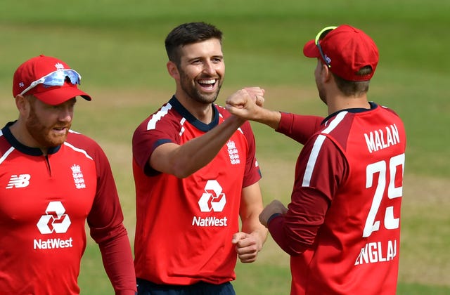 Mark Wood, centre, admitted he has a