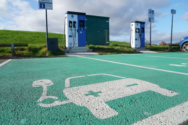 Electric cars charging