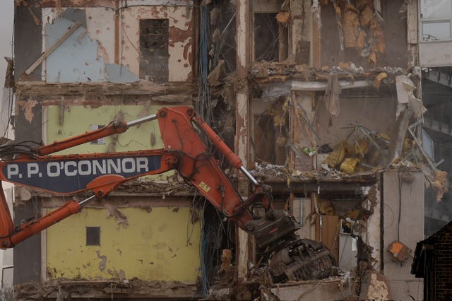 Dagenham flat demolition