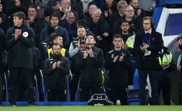 Lampard returned to Chelsea as Derby's manager (Nick Potts/PA Images)