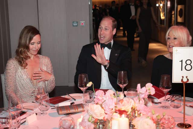 The Duke of Cambridge attending the London’s Air Ambulance Charity Gala at the Londoner Hotel, London 