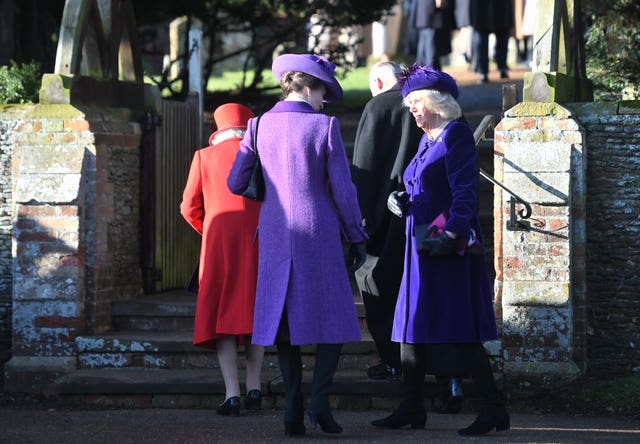 Royals attends Christmas Day Church service