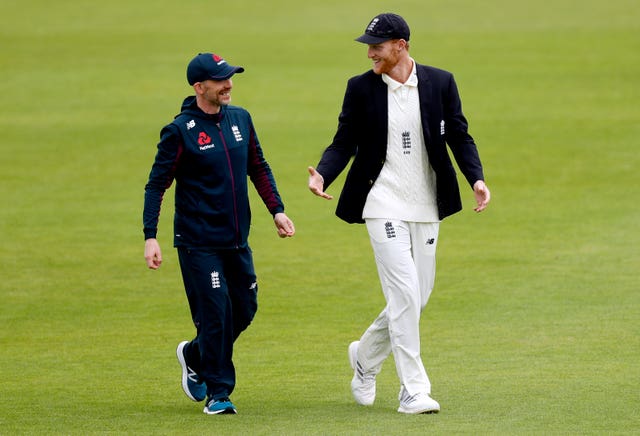 Ben Stokes (right) has captained England's Test side once before.