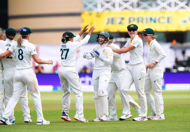 Australia won the one-off Test at Trent Bridge (Tim Goode/PA)