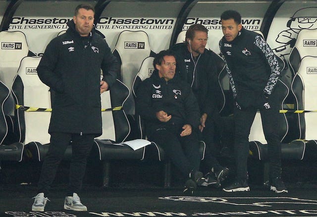 Shay Given (left) and Liam Rosenior (right) have been part of a management quartet since Phillip Cocu's sacking (Nigel French/PA)