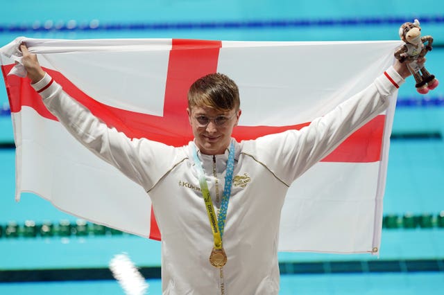 Brodie Williams also won gold for England on Tuesday (Zac Goodwin/PA)