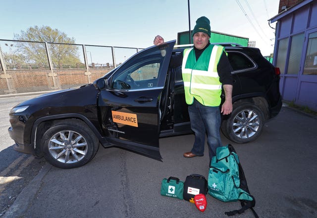 Jonathan Ganesh, president of the Docklands Victims’ Association and an NHS volunteer responder