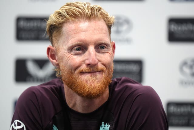 Ben Stokes at a press conference