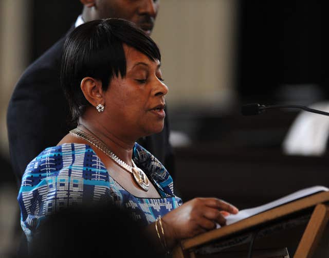 Doreen Lawrence became a prominent campaigner after her son was murdered in 1993 (Andrew Matthews/PA)