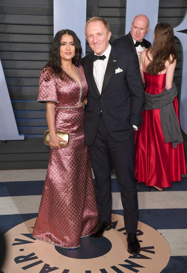 Salma Hayek and Francois-Henri Pinault 