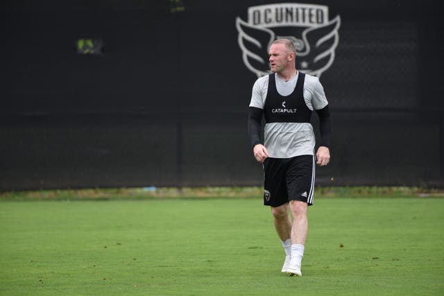 Wayne Rooney trains with DC United