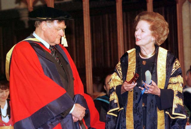 Baroness Thatcher / Bernard Ingham