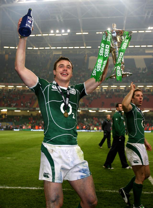 Tommy Bowe was part of Ireland's 2009 Grand Slam triumph