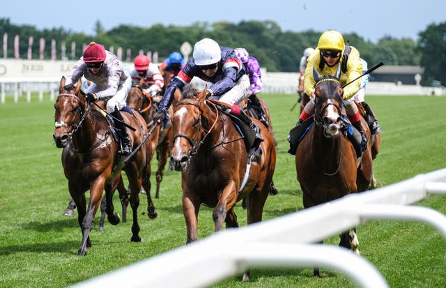 Sir Busker, here ridden by Oisin Murphy (white cap) when winning the Silver Royal Hunt Cup, will run in the Queen Anne at this year's Royal Ascot