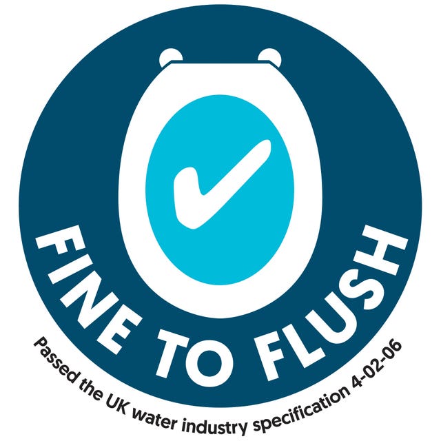 Water UK “fine to flush” symbol