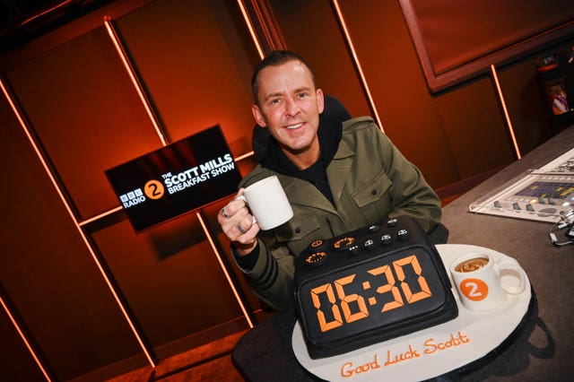 Scott Mills hosting his first Breakfast Show on BBC Radio 2