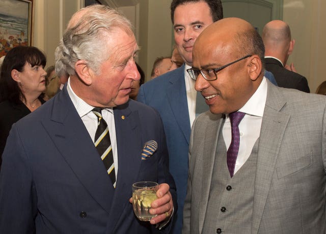Sanjeev Gupta with Prince Charles