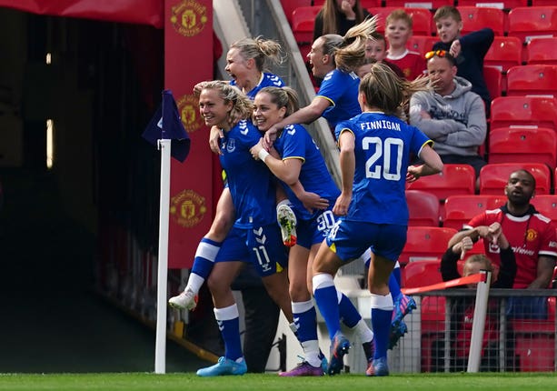 Claire Emslie puts Everton ahead