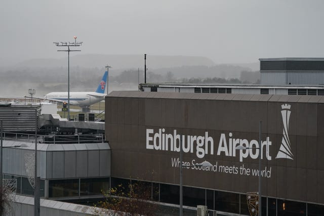 External view of the main terminal at Edinburgh Airport