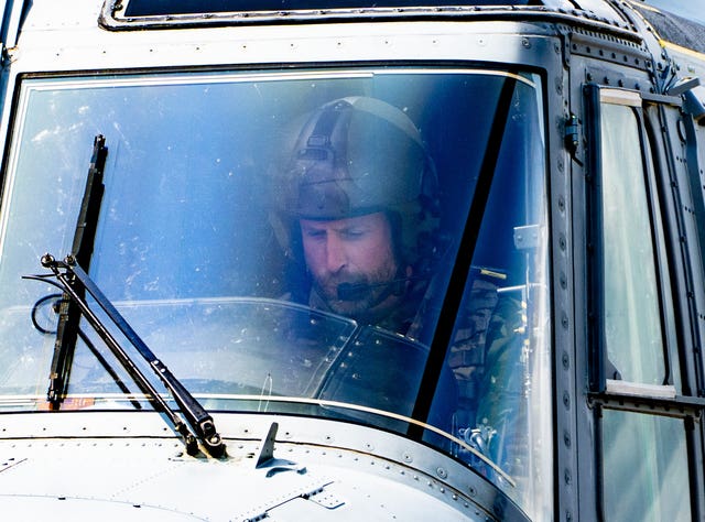 William flew himself home after the visit 