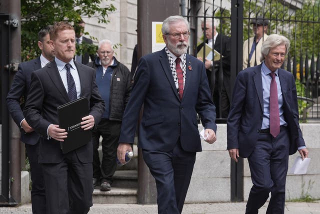Gerry Adams legal action