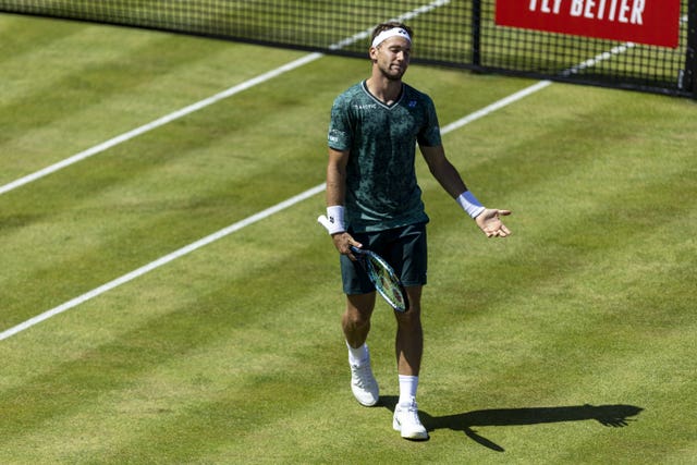 Casper Ruud was beaten by Ryan Peniston at Queen's Club