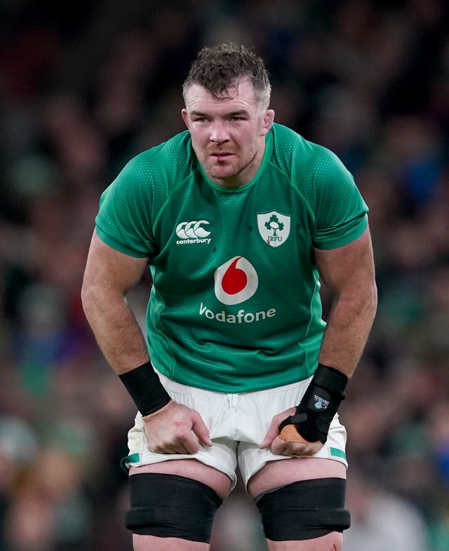 Peter O’Mahony, pictured, captained Ireland in the absence of the injured Johnny Sexton