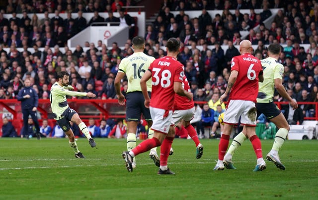 Bernardo Silva scored the opening goal for City