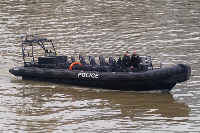 Met Police Marine Policing Unit searching for Ezedi
