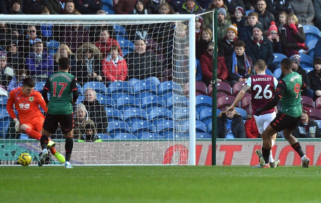 Wesley (right) scores Aston Villa's opener