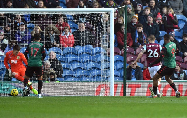 Wesley (right) scores Aston Villa's opener 